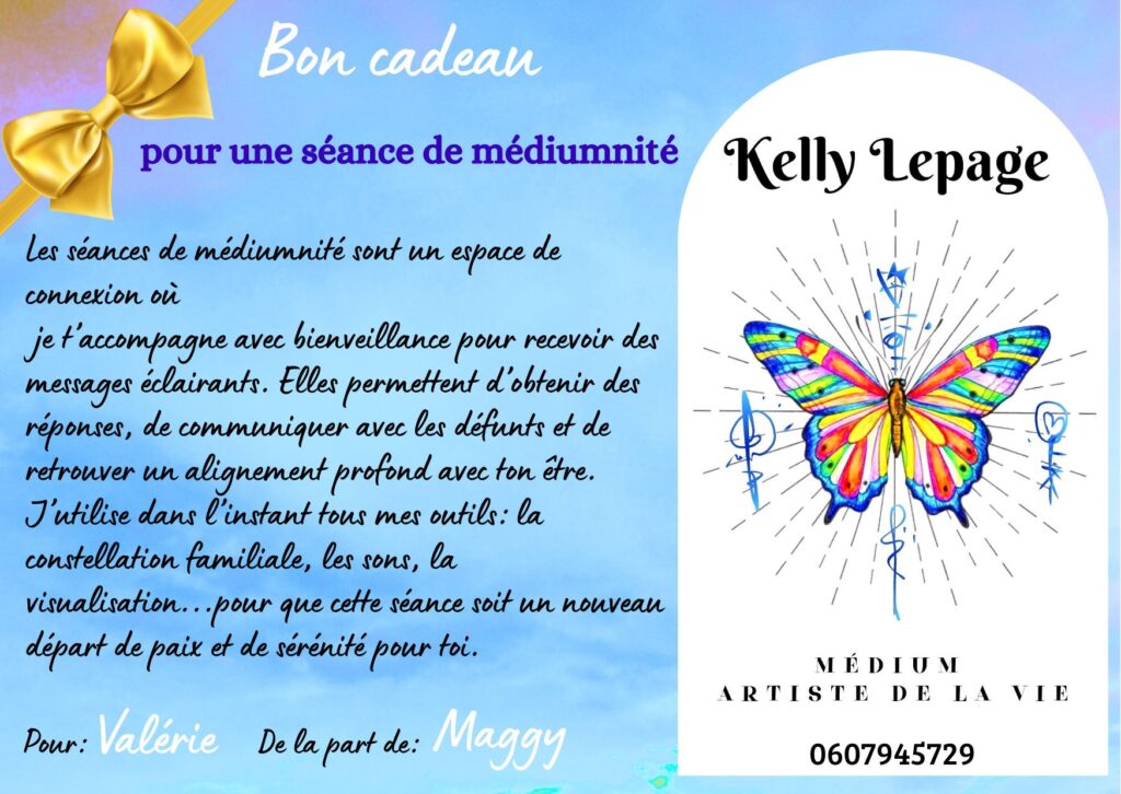 carte cadeau séance medium