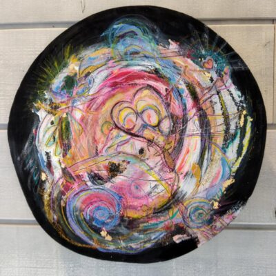 création sur bois les ames coeur kelly lepage medium binic