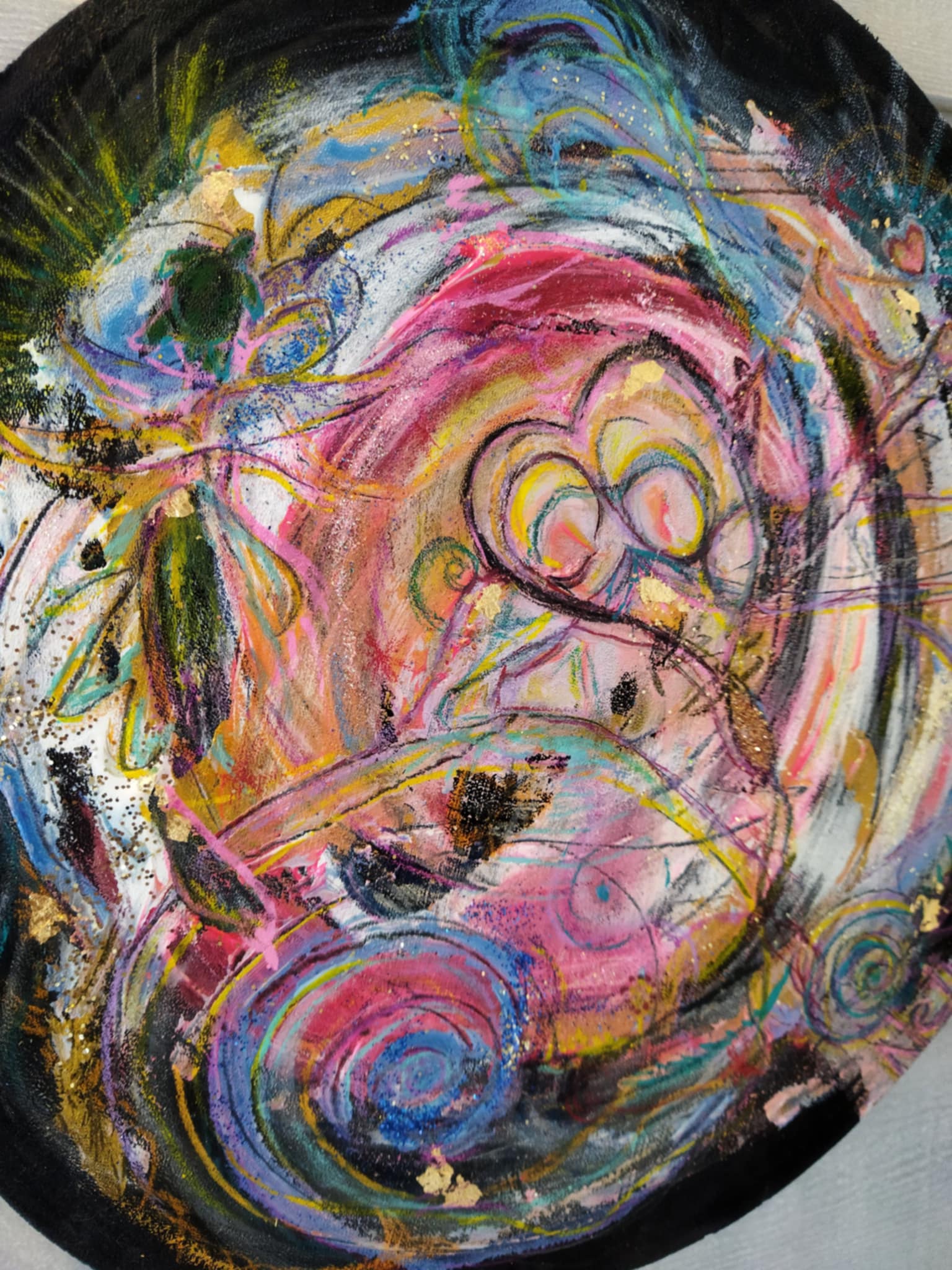 création sur bois les ames coeur