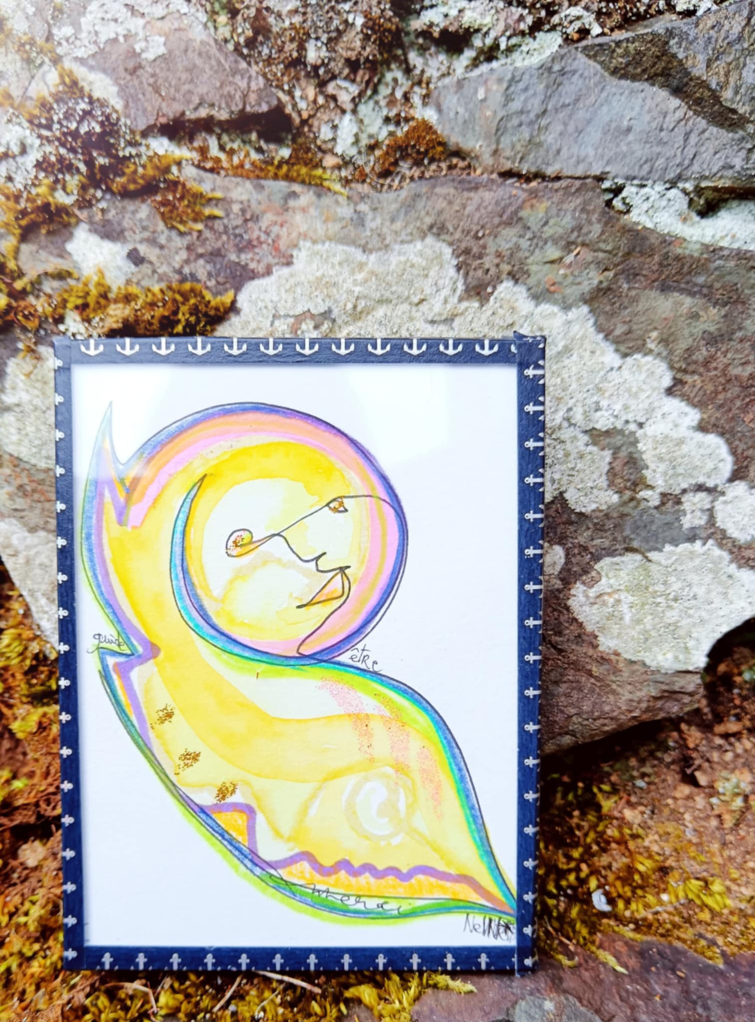 dessin écriture intuitive canalisé par kelly lepage medium air